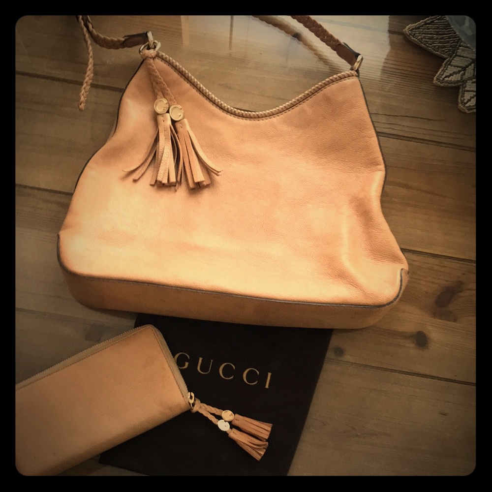 Gucci Nude braided strap shoulder bag